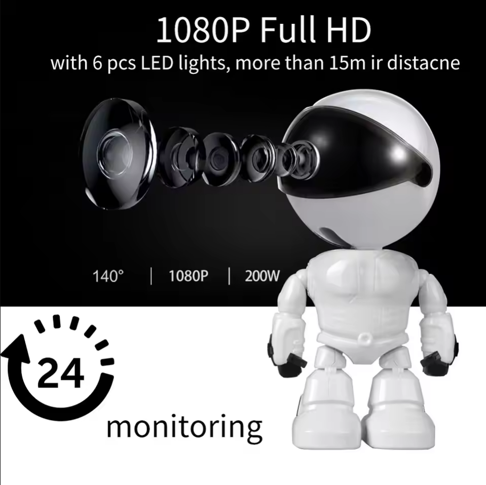 Baby Nursery Camera - 스마트 로봇 WiFi IP 카메라 1080P