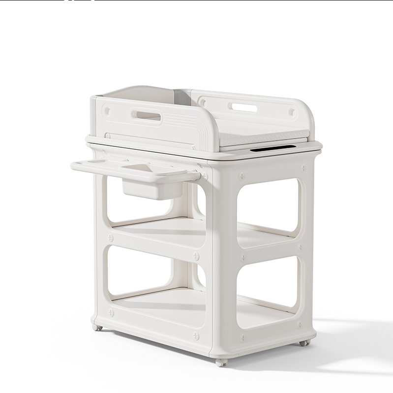 Baby Nursery Dresser Changing Table - 현대식 이동형 아기 기저귀 교환대, 실내