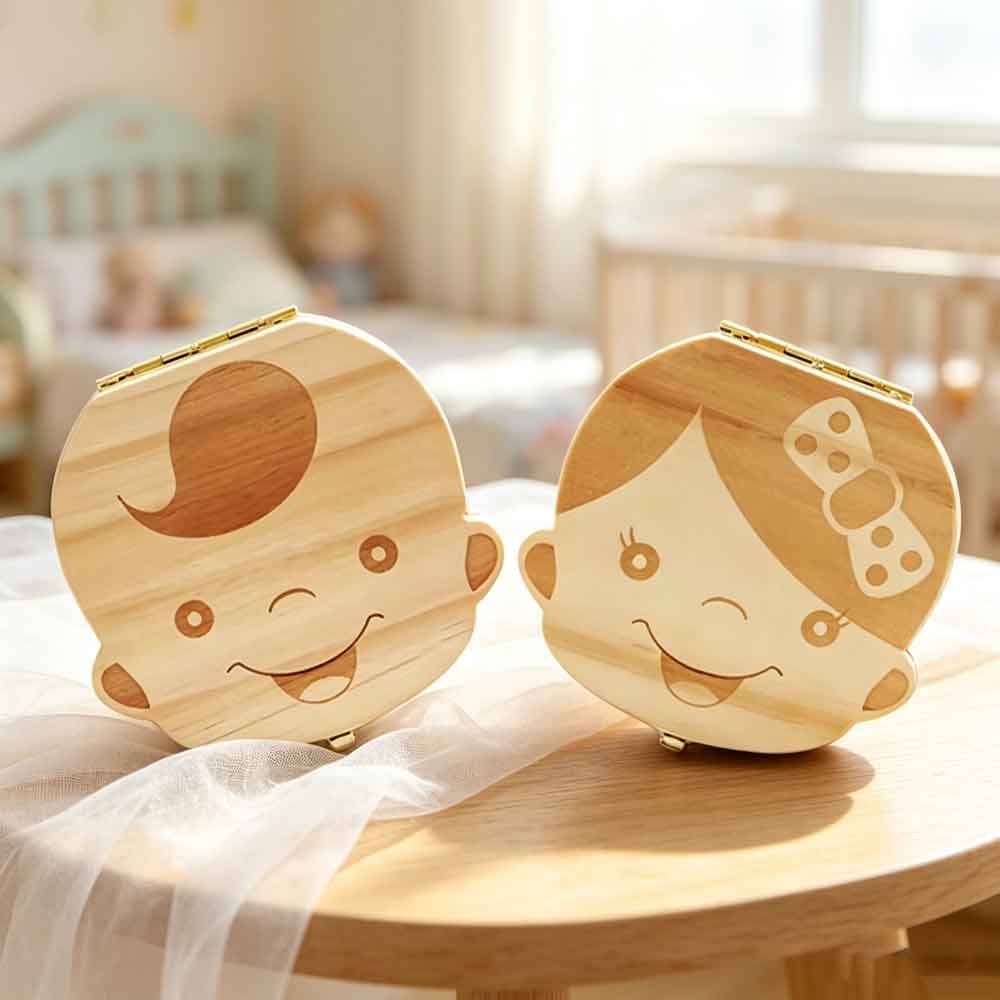 Baby Keepsake Box - 아기 기념품 선물 보관함 아기 치아