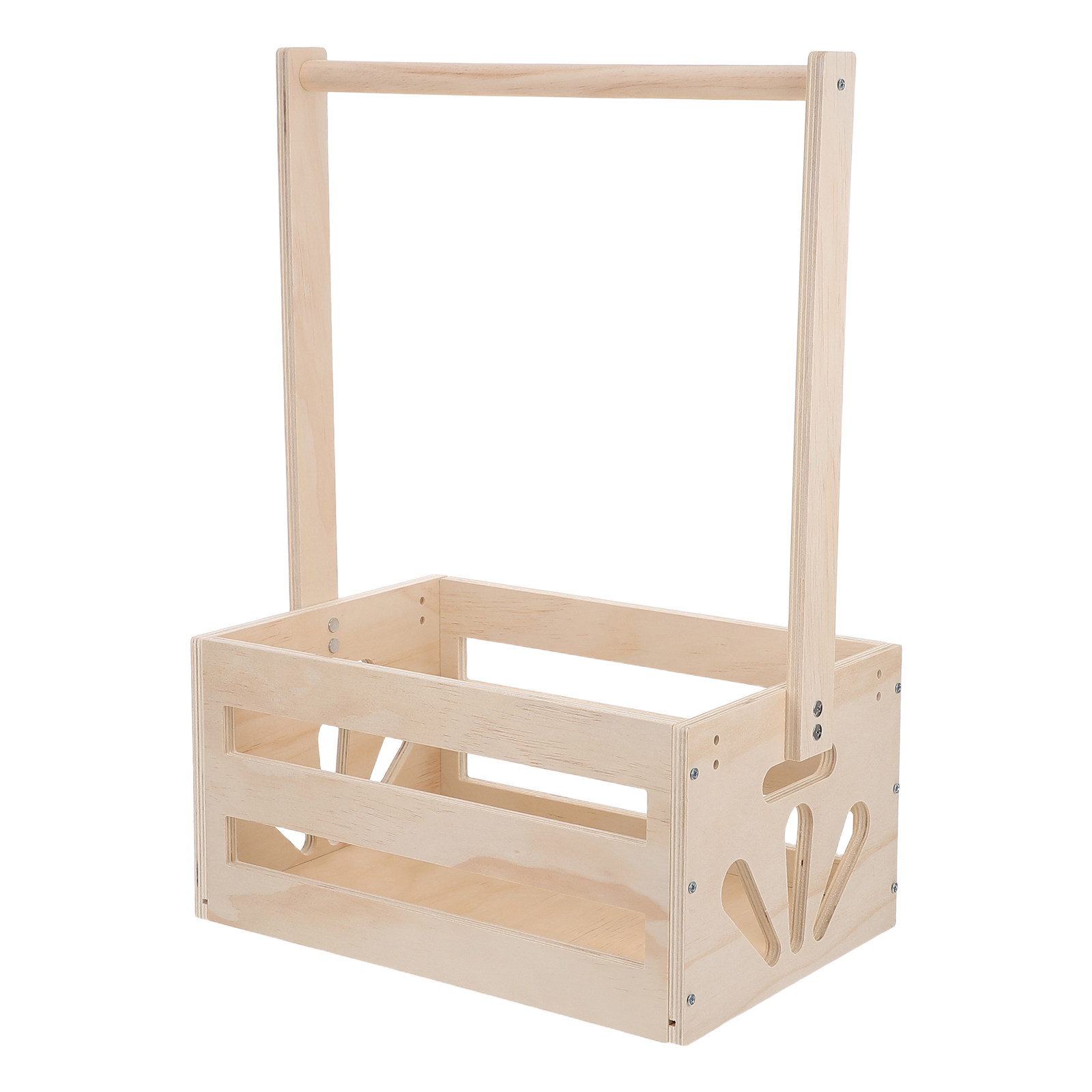 Baby Nursery Hamper - 아기 보육용품 수납함 손잡이付き 나무 옷걸이