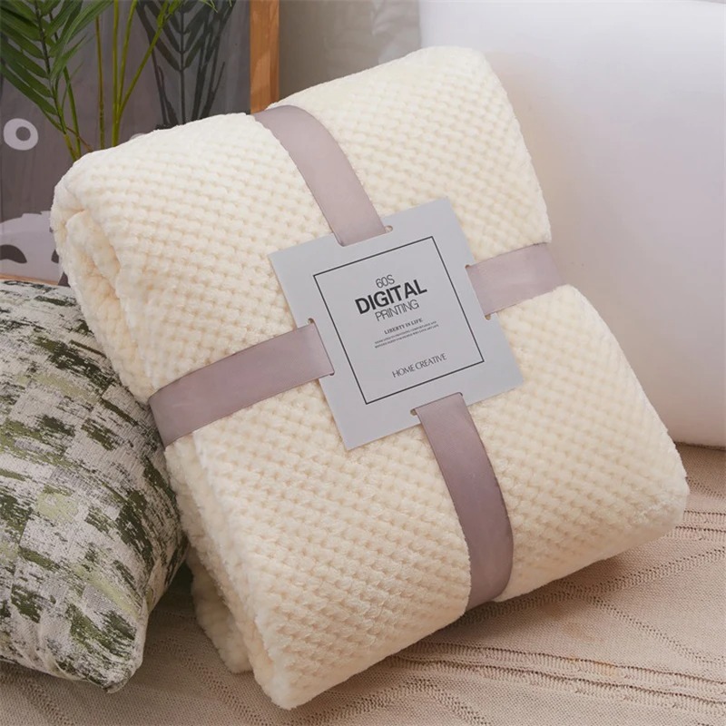 Baby Nursery Quilts - 리본 없는 아기 담요 부드러운 플리스