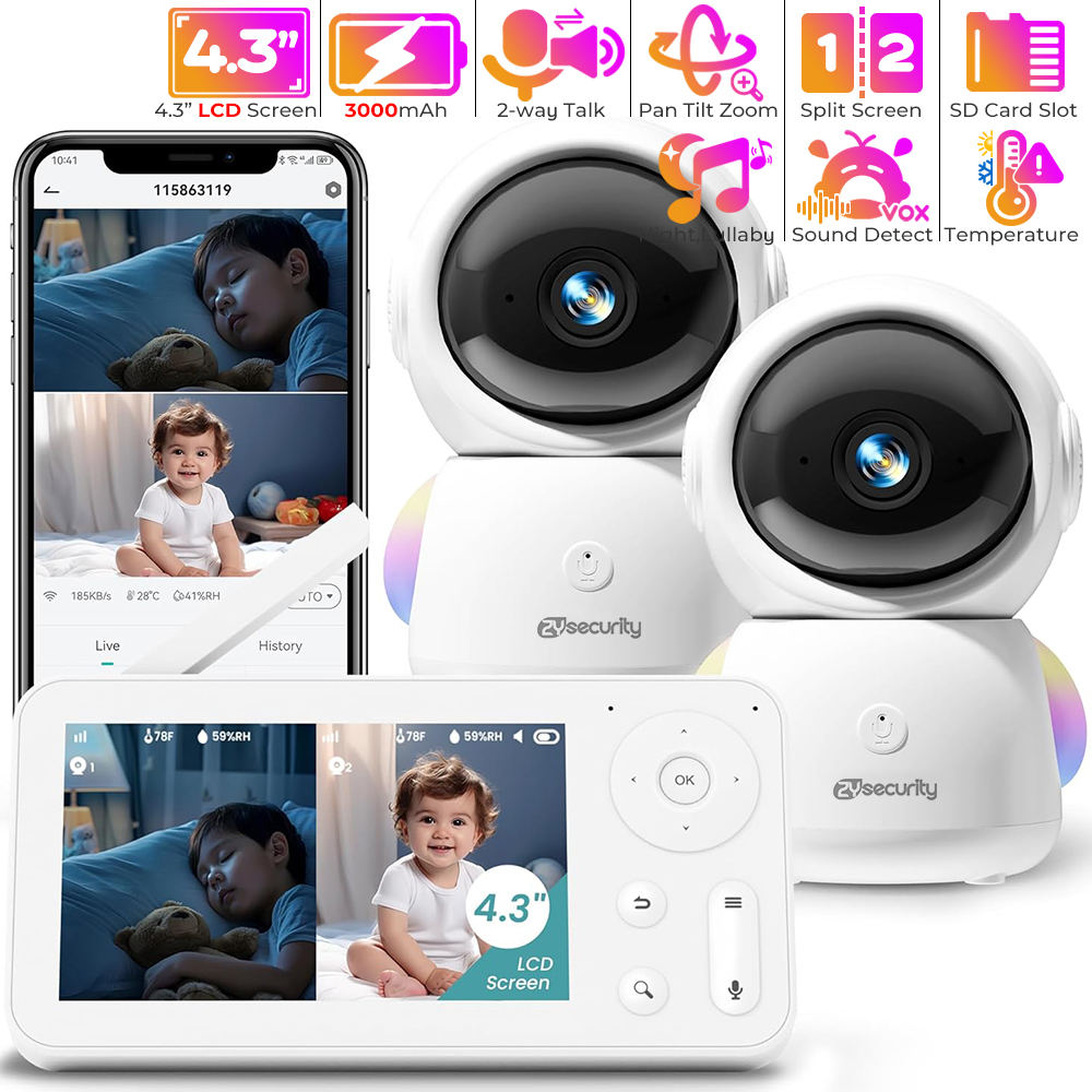 Baby Nursery Camera - 보육 반려동물 노인을 위한 와이파이 스마트폰,