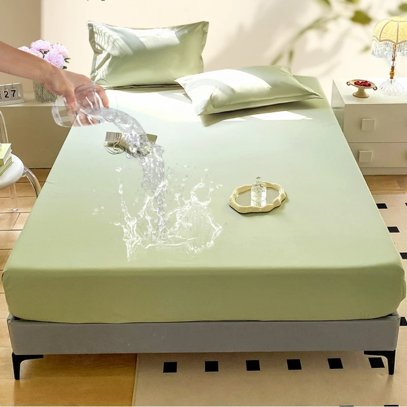 Baby Mattress Waterproof - 단색 방수 매트리스 커버 침대 시트