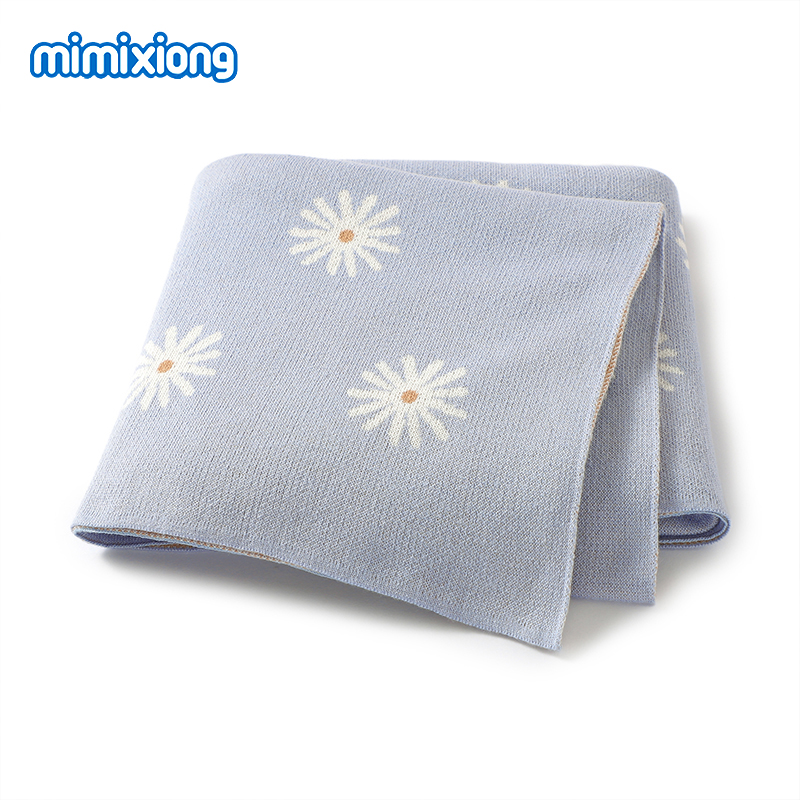Baby Nursery Quilts - 아기 꽃 담요, 사계절 니트, 울트라
