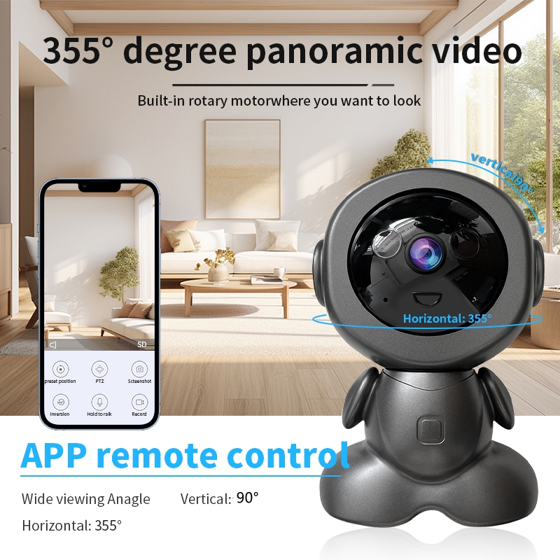 8MP 와이파이 감시 로봇 카메라 PTZ 보안 베이비  - Baby Nursery Camera 리뷰 및 가격