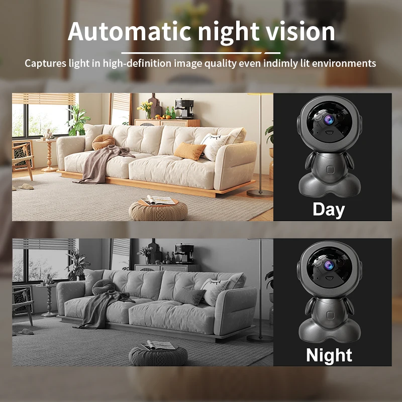 8MP 와이파이 감시 로봇 카메라 PTZ 보안 베이비  - Baby Nursery Camera 리뷰 및 가격