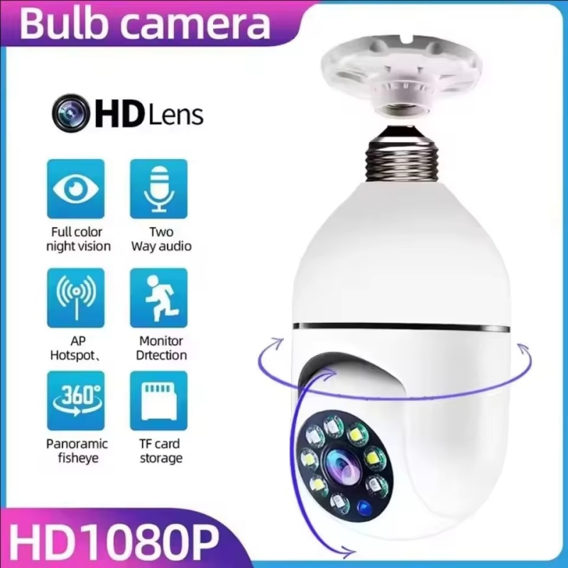 4G WiFi IP 카메라 E27 전구 캠 3MP 무선 - Baby Nursery Camera 리뷰 및 가격