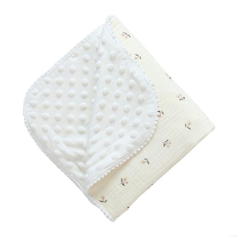 L38E 부드러운 보육 담요 침대는 면화 전면 점선 양 - Baby Nursery Quilts 리뷰 및 가격