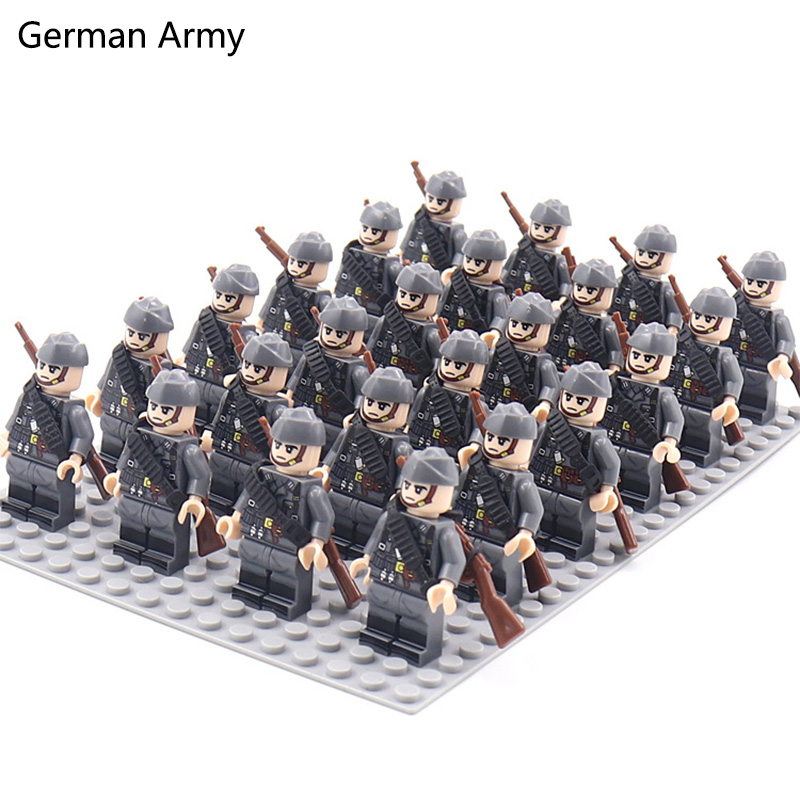 WW2 24 개/몫 군사 군인 빌딩 블록 세트 무기 소 - Lego Set Creator 리뷰 및 가격