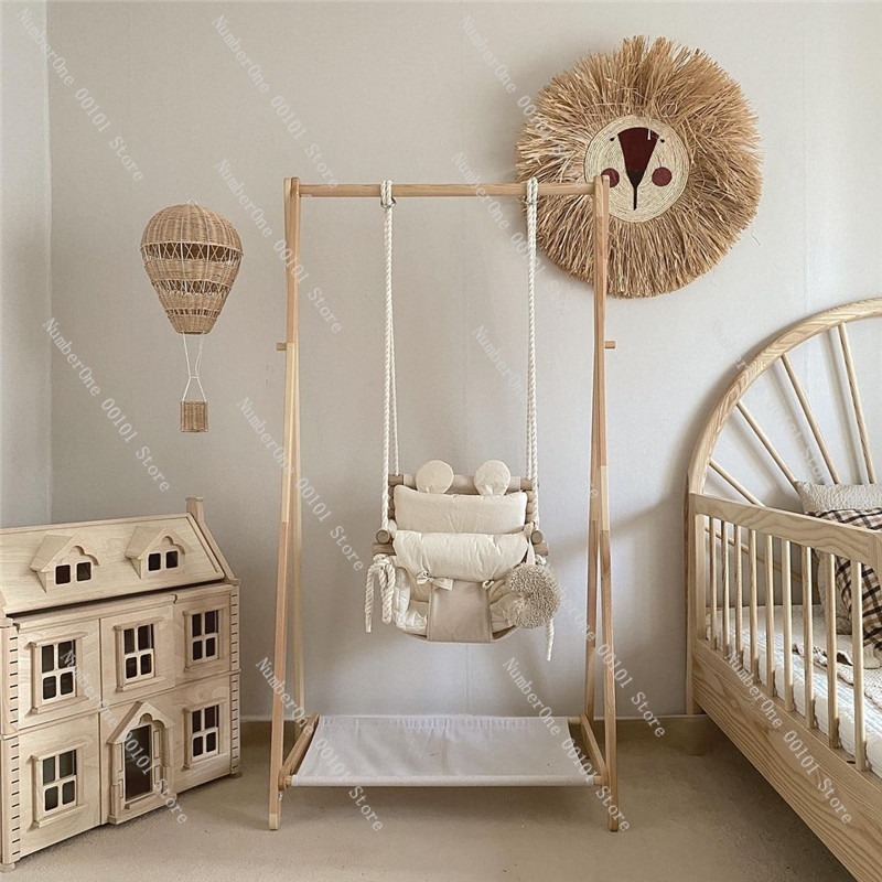 한국식 실내용 행잉체어, 아기 및 가정용 그네, 라탄  - Baby Nursery Basket 리뷰 및 가격