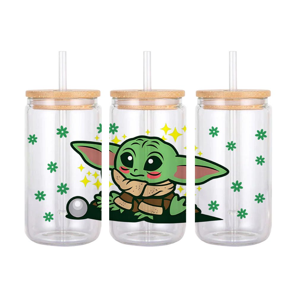 베이비 요다 디자인 디즈니 만화 패턴 UV DTF 전사 - Baby Yoda Nursery Decor 리뷰 및 가격