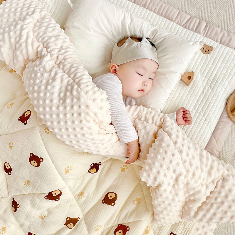 아기 감각 도트 코튼 퀼트 부드럽고 따뜻한 겨울 이불  - Baby Nursery Quilts 리뷰 및 가격