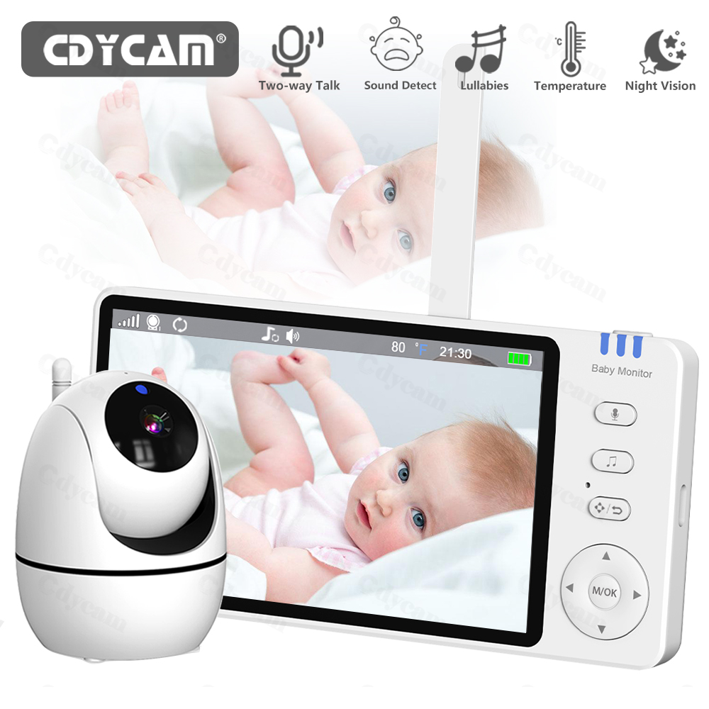 카메라와 오디오가 포함된 비디오 베이비 모니터, 5인치 - Baby Nursery Camera 리뷰 및 가격