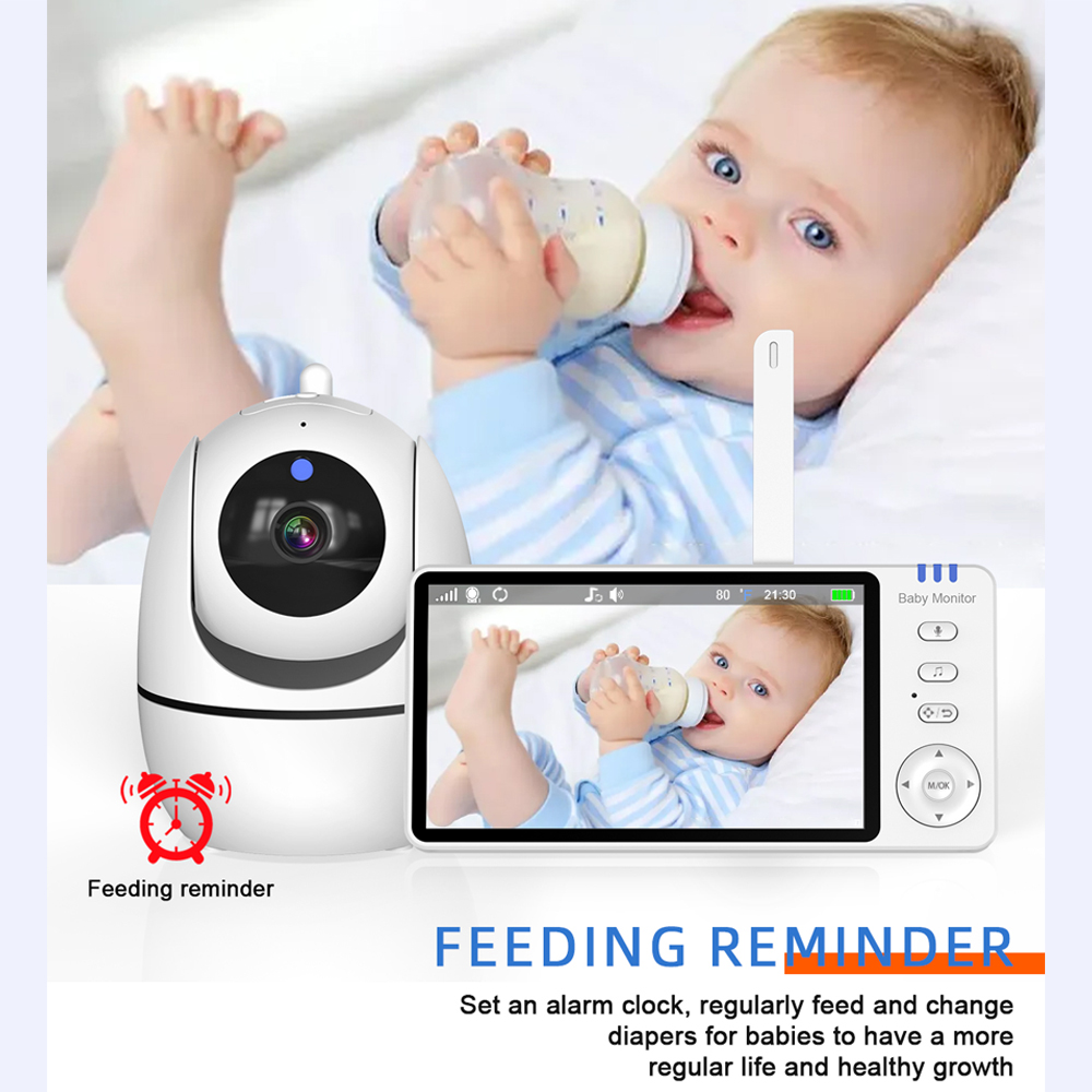 카메라와 오디오가 포함된 비디오 베이비 모니터, 5인치 - Baby Nursery Camera 리뷰 및 가격