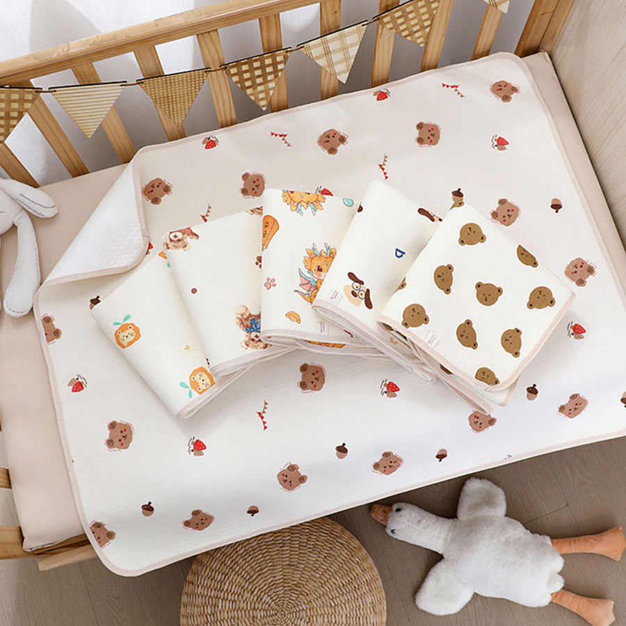 70x90cm 아기 만화 빨 수있는 면화 기저귀 패드  - Baby Mattress Waterproof 리뷰 및 가격