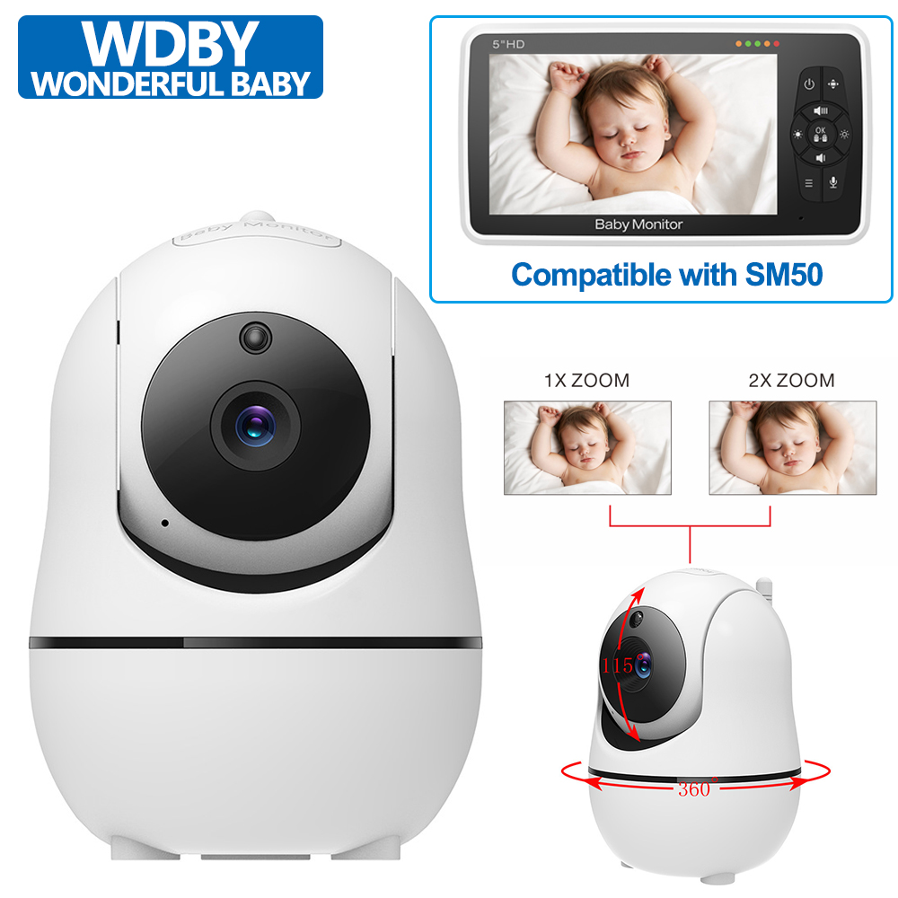 SM50 비디오 베이비 모니터용 별도 카메라, 4배 줌 - Baby Nursery Camera 리뷰 및 가격